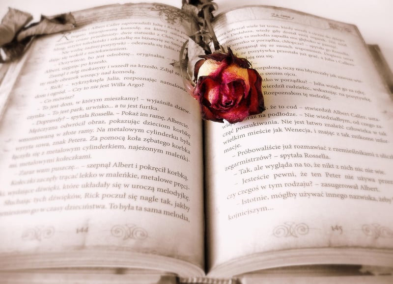 Books on a desk